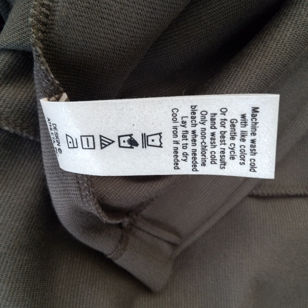 Athleta Olive Wrap Knit Sleeveless Dress - Picture 6 of 6